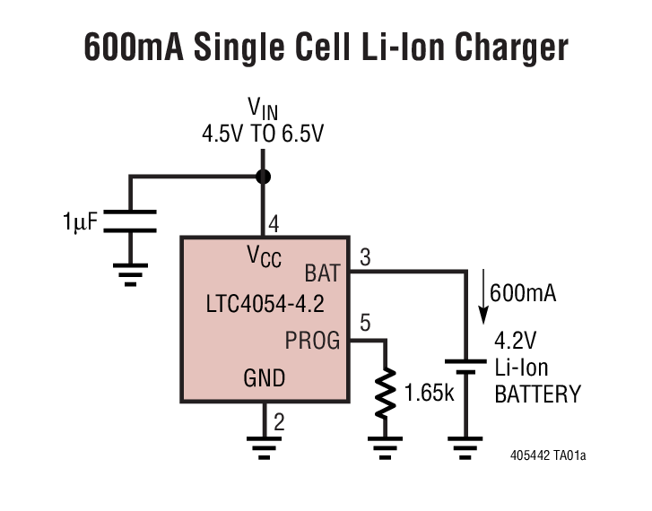 LTC4054-4.2Ӧͼһ